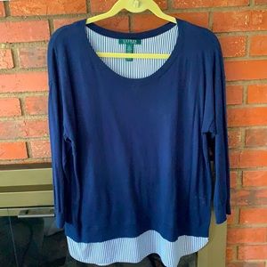 Top by Lauren Ralph Lauren Navy blue